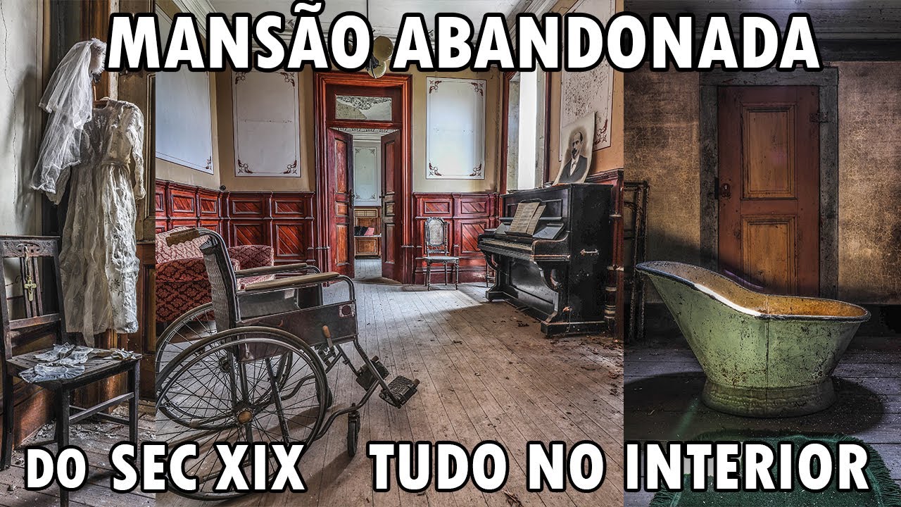 MANSÃO ABANDONADA DO SEC XIX INTACTA - URBEX
