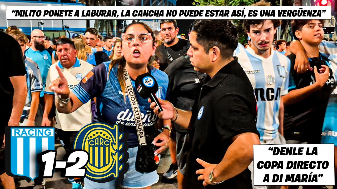 REACCIÓN CON HINCHAS 🎙🎓 - RACING 1-2 ROSARIO CENTRAL - FECHA 2 - LIGA ARGENTINA - APERTURA🏆