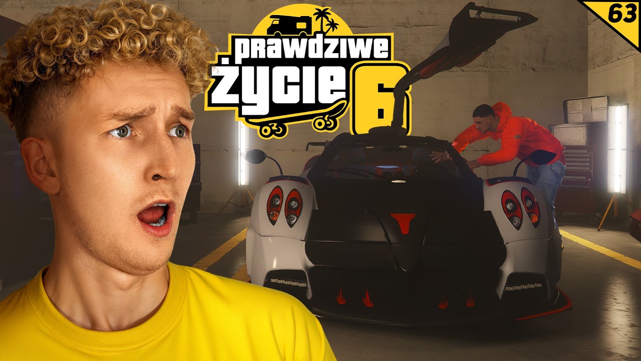 GTA V PRAWDZIWE ŻYCIE #63 - KRADZIEŻ PAGANI! 🤑 [S6]