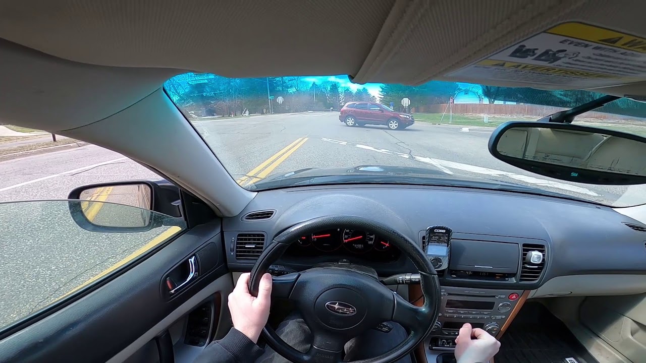 POV DRIVE IN MY 2005 SUBARU LEGACY GT