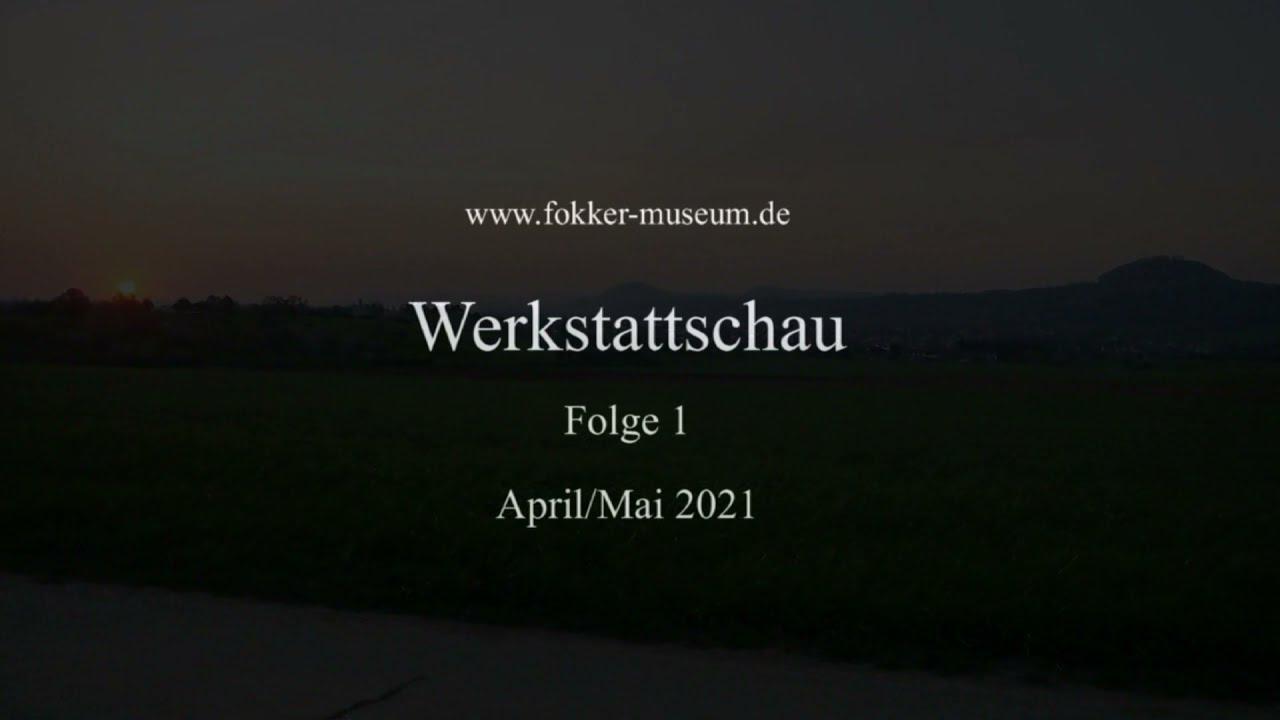 MFtG - Werkstattschau Folge 1, 28. April  2021
