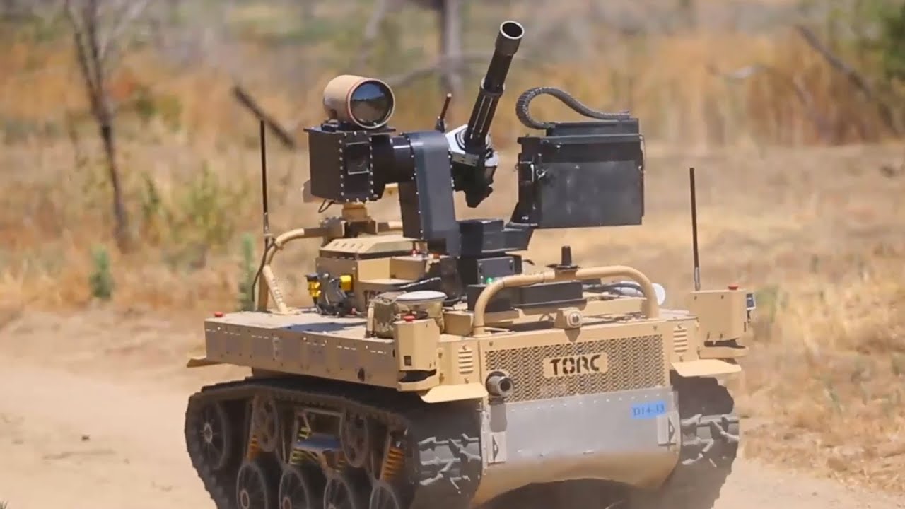 Military Robotic Vehicle Ready to Kick Ass With Minigun