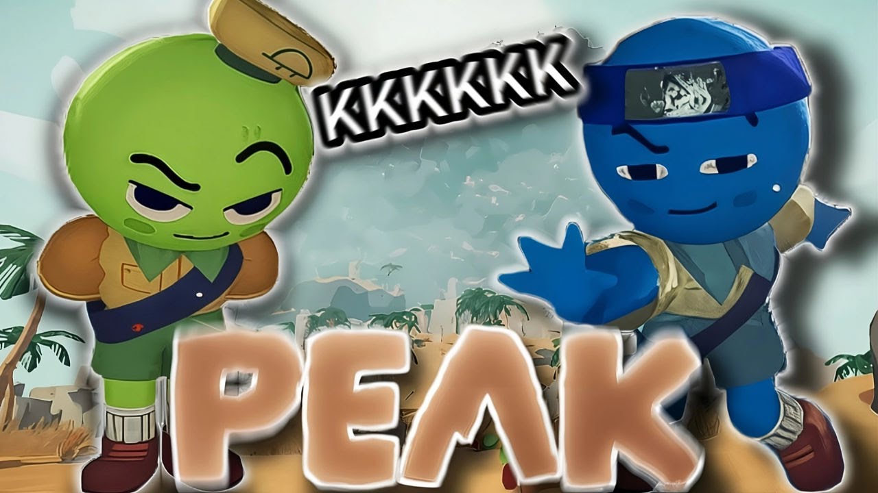 Jogando PEAK com meus amigos!! 🏔️