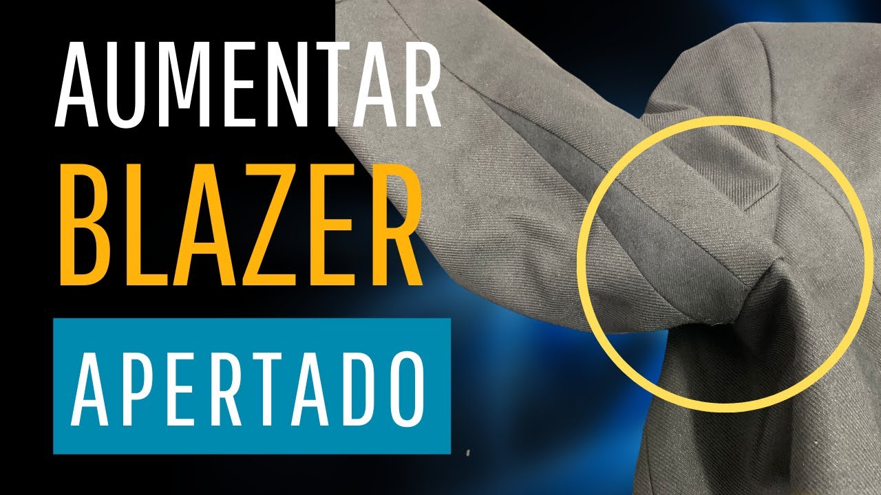 AUMENTAR BLAZER APERTADO #blazermasculinho #ajustesderoupas #ateliedecostura #modamasculina #blazer
