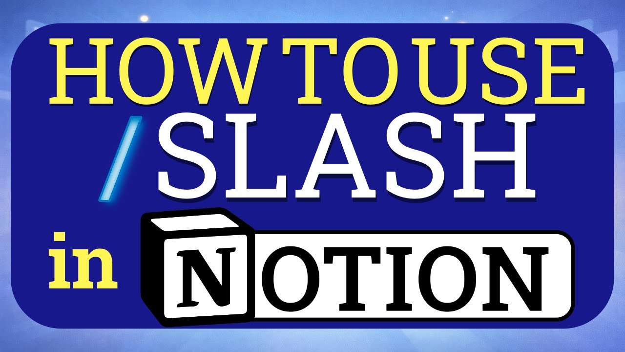 How to Use Slash Command Like a Pro