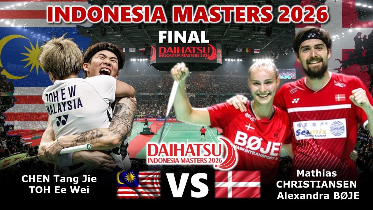 FINAL‼️CHEN Tang Jie / TOH Ee Wei vs Christiansen / Bøje | Indonesia Masters 2026 Badminton