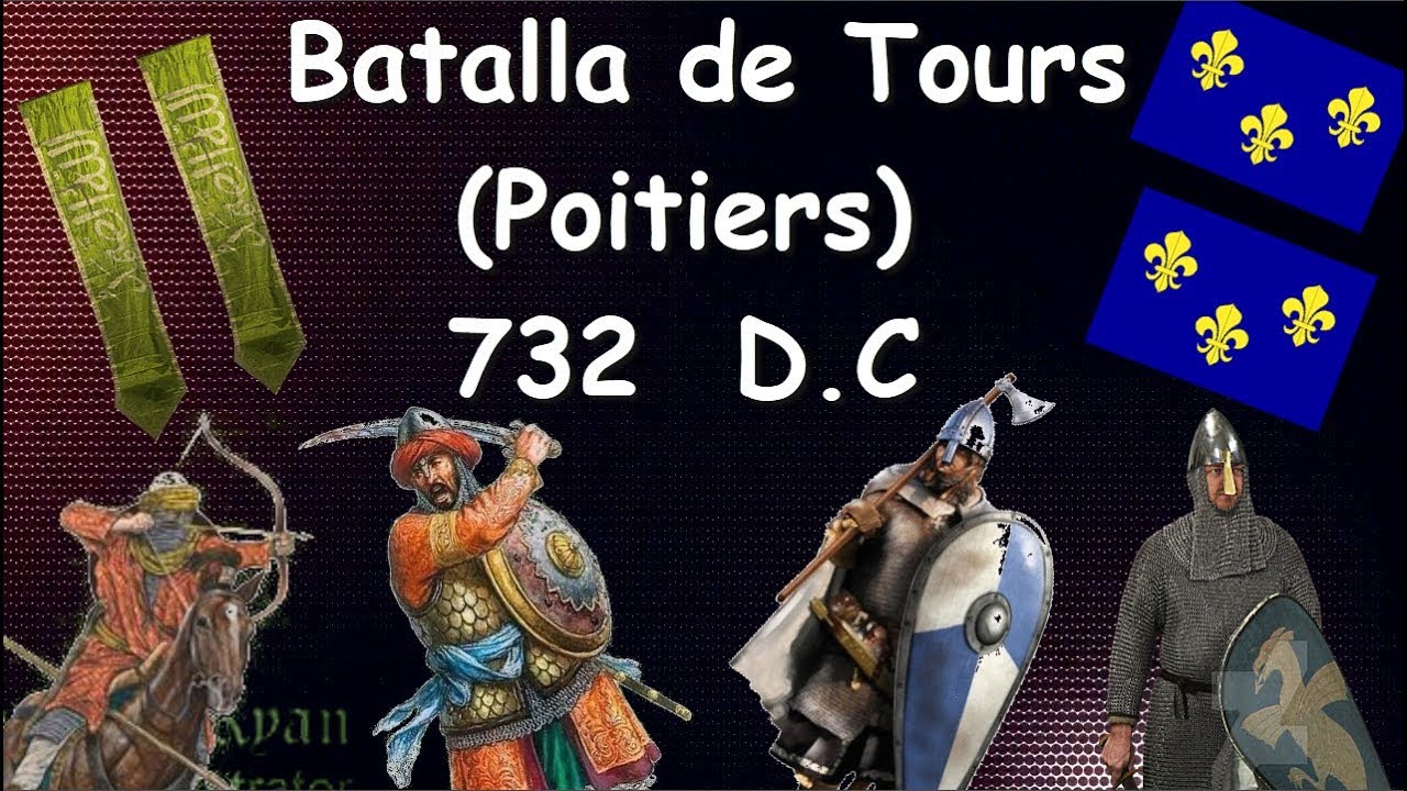 Batalla de Tours. 732. D.C. Francos vs Arabes.BatalladePoitiers.Losmusulmanessondetenidos.Documental