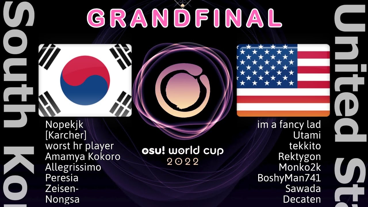 osu! World Cup 2022 Grand Finals: South Korea vs United States
