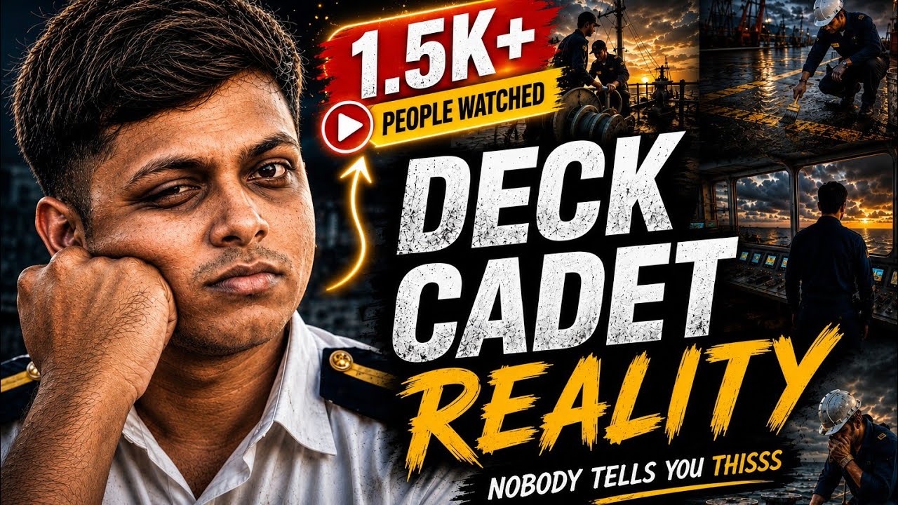 What Does a DECK CADET Really Do? | A Day in the Life on a Cargo Ship ⚓