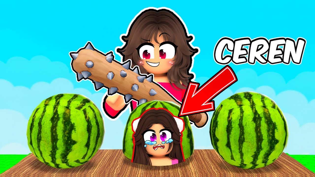 Roblox'ta KAZANMAK İçin Doğru KARPUZU PARÇALA !! Smash the Watermelon
