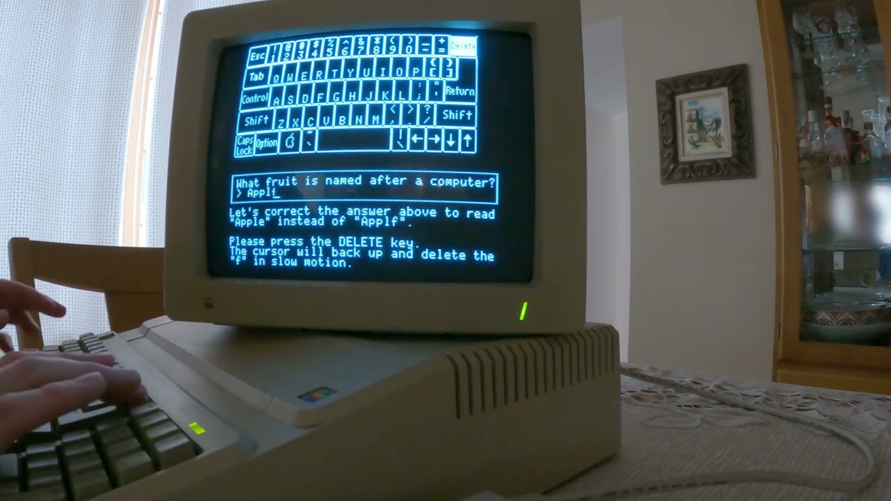 Apple IIe Platinum Quick Tour & Extended Demonstration