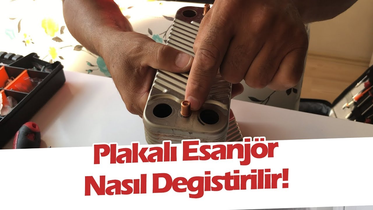Plakalı Eşanjör Nasıl Değiştirilir? Kombi Plakalı Eşanjörü Nasıl Temizlenir!  #kombitamircisi