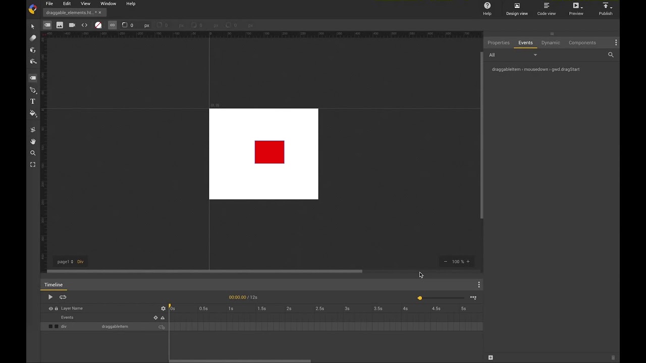 Tutorial: Drag and drop elements with Google Web Designer