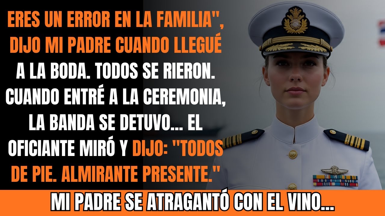En La Boda De Mi Hermano, Mi Padre Me Humilló — Y Se Sorprendió Cuando Oyó Almirante…