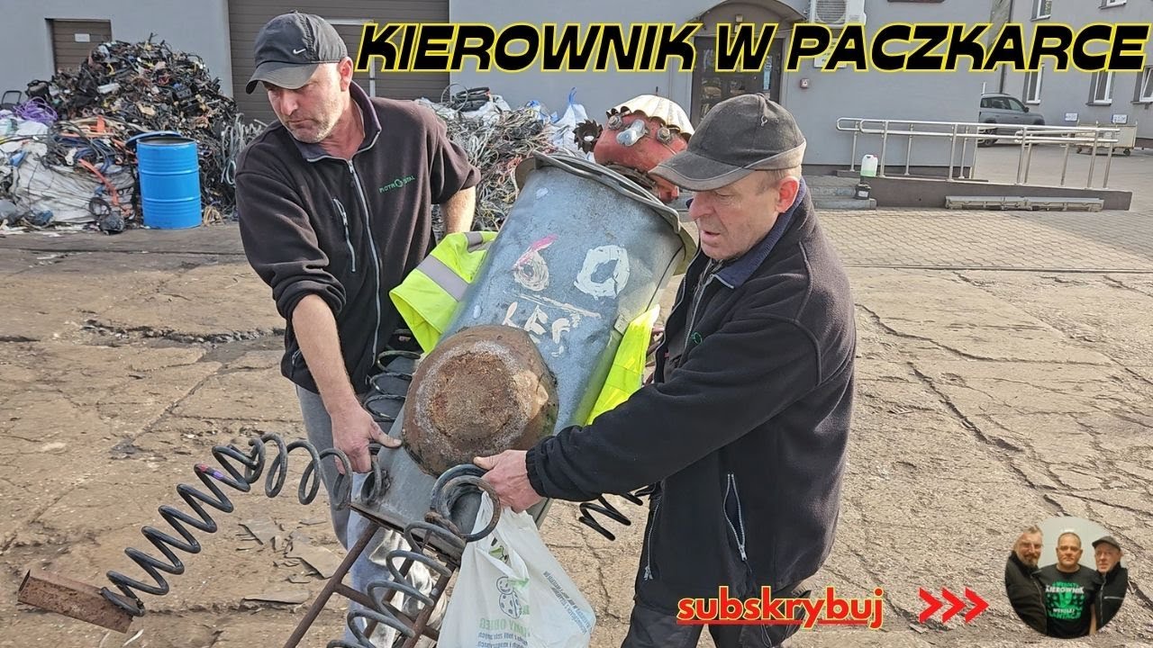 Kierownik w paczkarce.