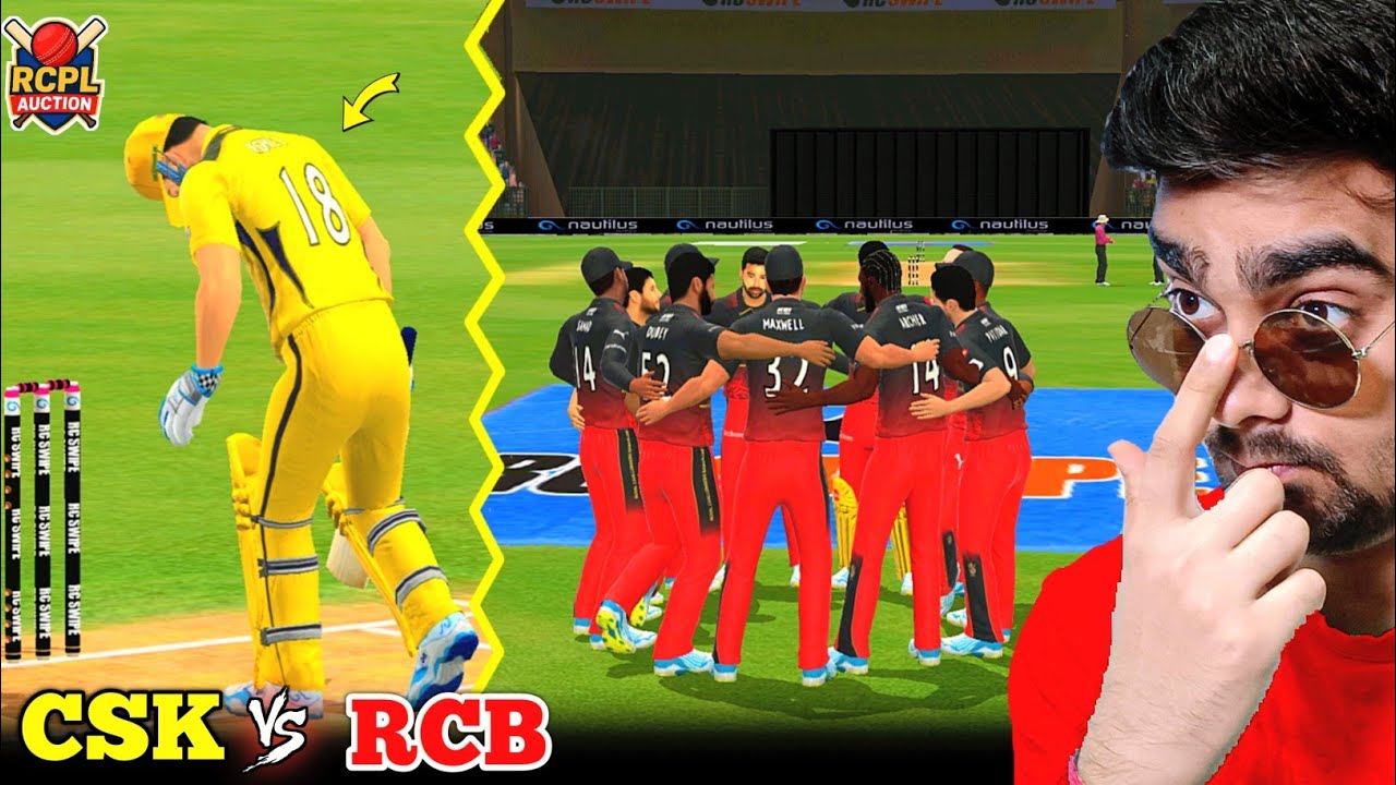 Kohli In CSK Vs RCB RCPL Auction RC Swipe (Expert Mode)