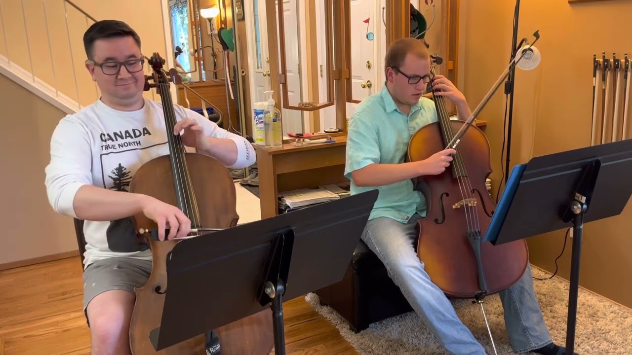 Andantino ~ from I.  Six Duets, Volume 1, Opus 156 for Two #Cellos by #Kummer