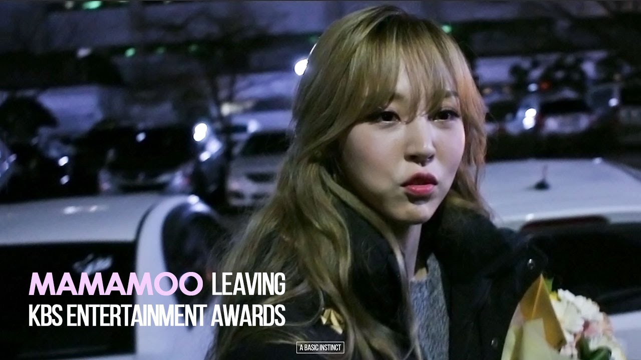 151226 마마무 (Mamamoo) KBS 연예대상 퇴근
