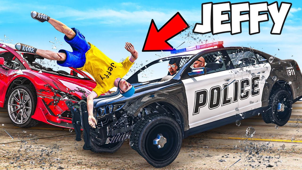 Сможет ли Джеффи выжить в моде «САМАЯ СЛОЖНАЯ АВТОКАТАСТРОФА» в GTA 5?!