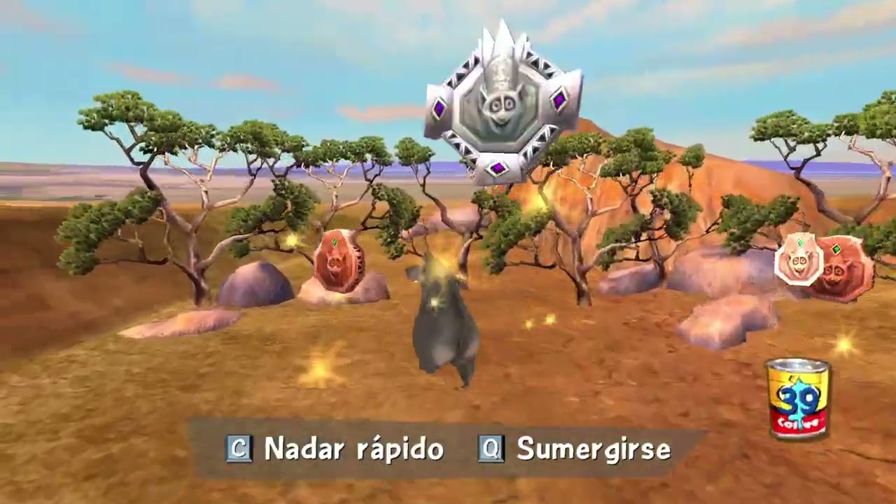 Yo jugandoyvuelve a Madagascar 2 captitulo 8  Ryuko matoienlos minijuegoscomoescalada,tirarfrutaymas