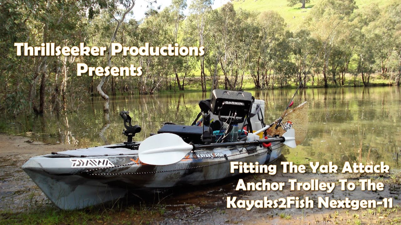 Kayaks2fish Nextgen 11 Fitting the Yak Attack Anchor Trolley