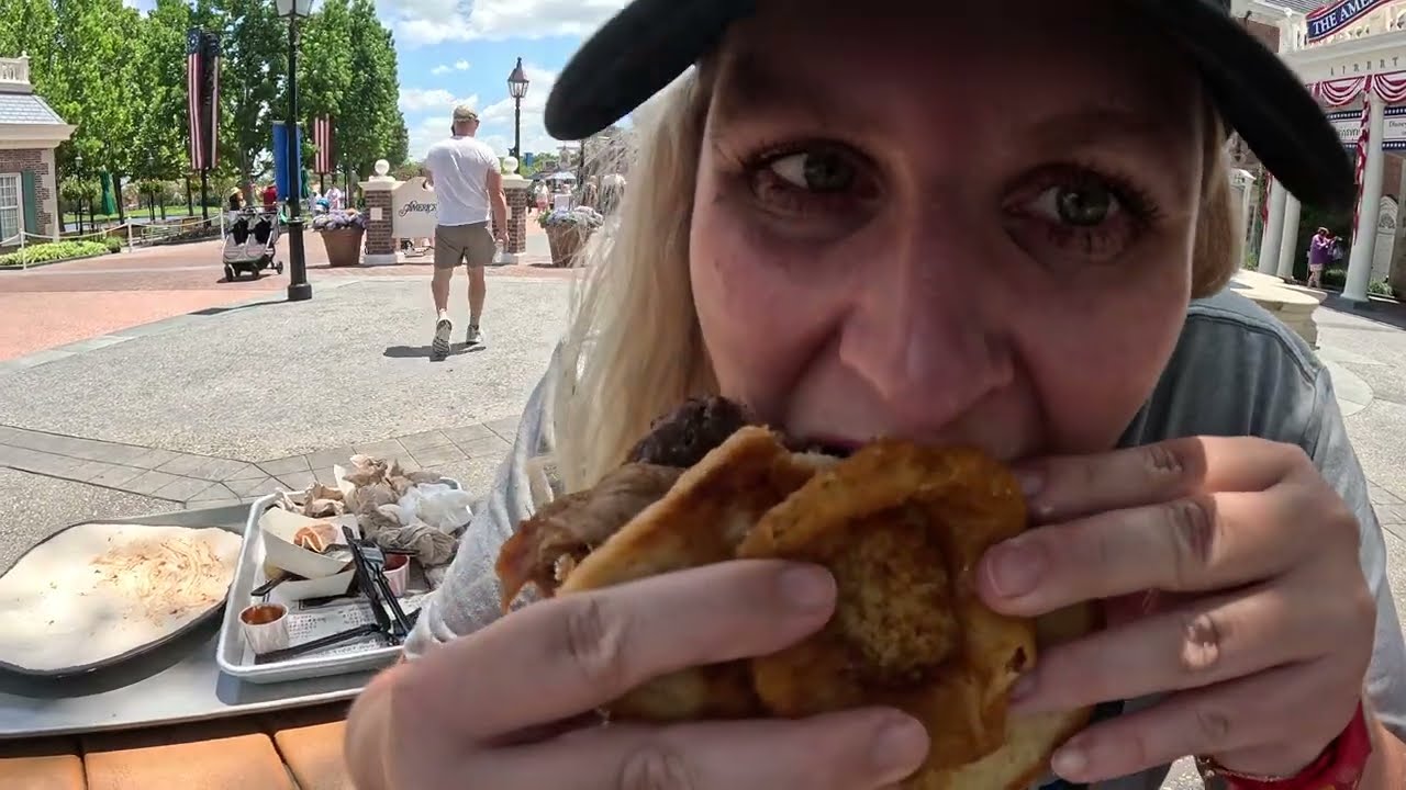 You HAVE to Try This Burger at EPCOT! 🍔🔥 | Regal Eagle Smokehouse
