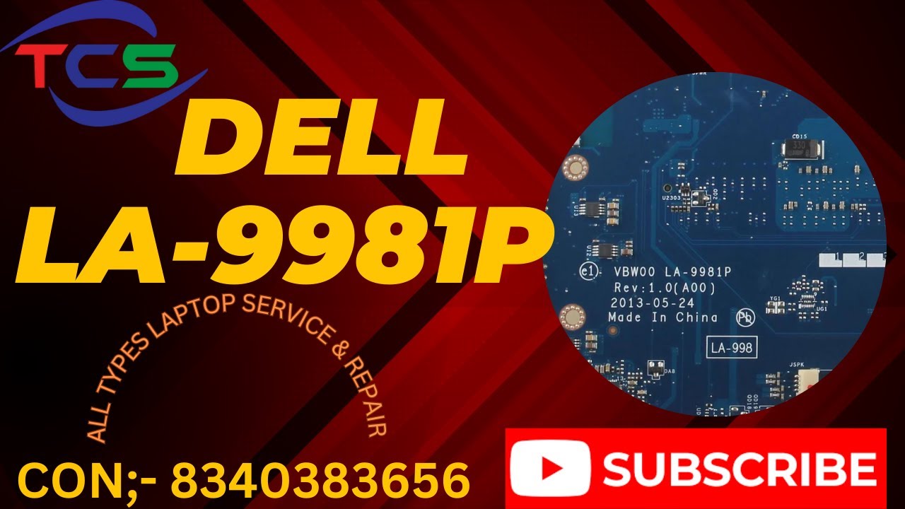 LA 9981P dead problem, #motherboard #laptop #desktop #riparing #chiplevel #work #dell #ramgarh #lcd