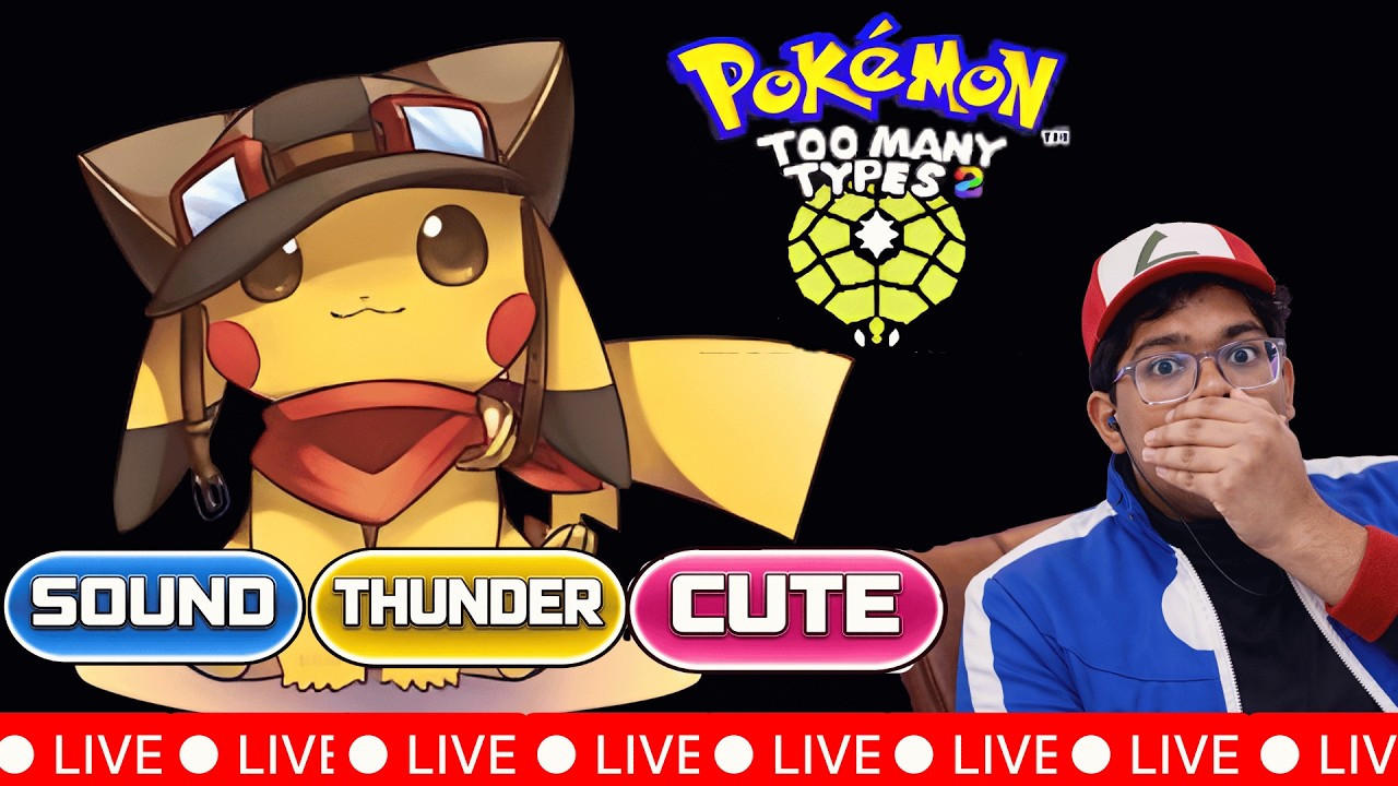 Every Pokémon Has 3+ Types?! 🔴 LIVE Chaos Run