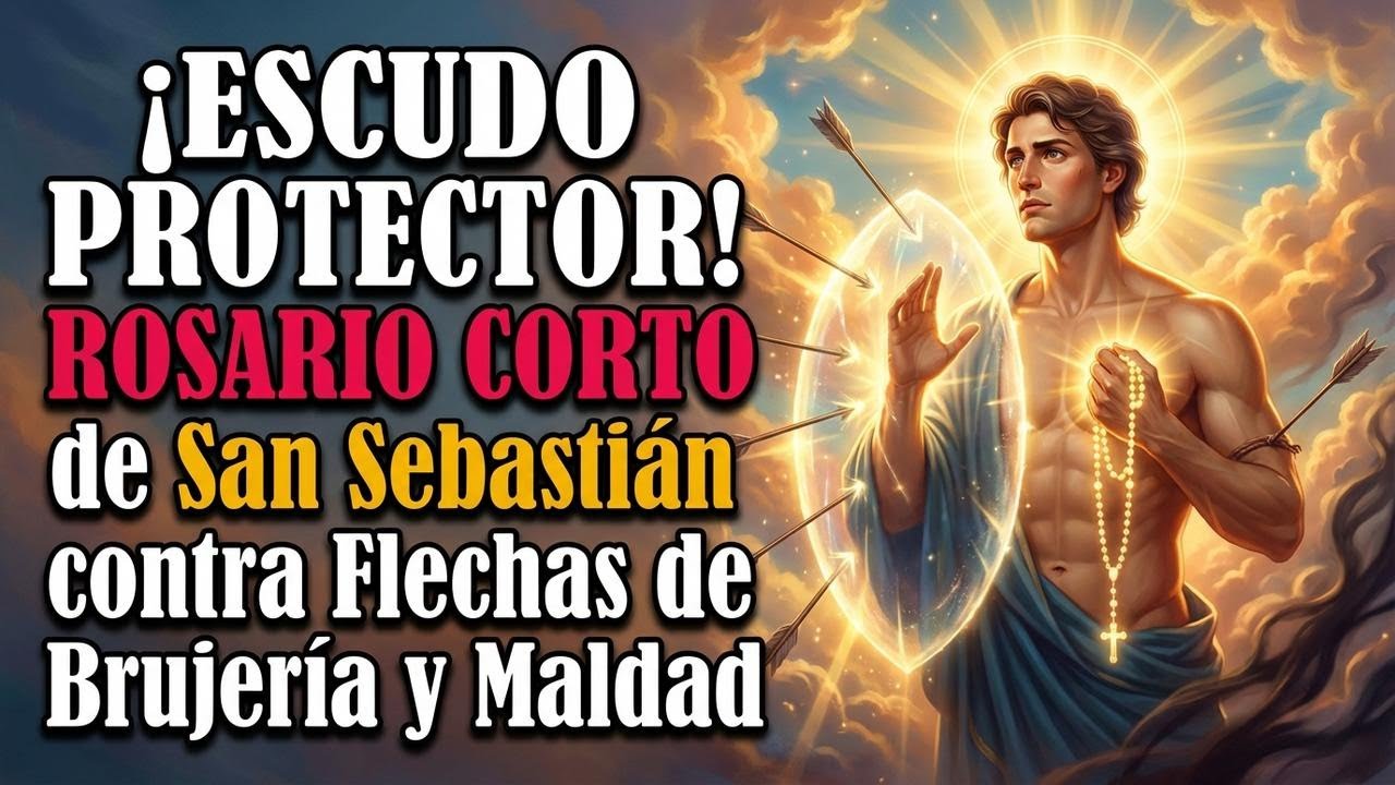 ¡ESCUDO PROTECTOR! ROSARIO CORTO de San Sebastián contra Flechas de Brujería y Maldad