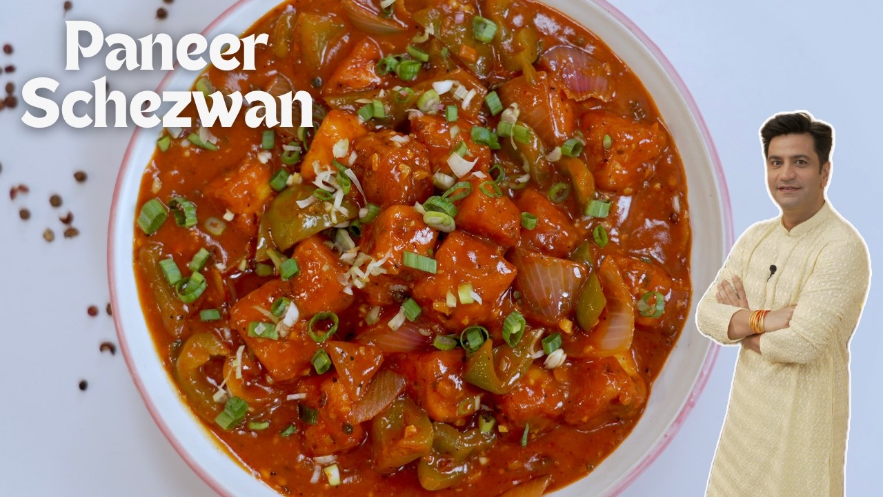 Paneer Schezwan Sauce | Desi Chinese by Kunal Kapur | होटल जैसा शेज़वान पनीर बनाएं घर पर