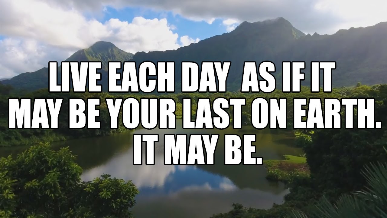 I wish I didn&rsquo;t take life so seriously&hellip; (motivational speech)