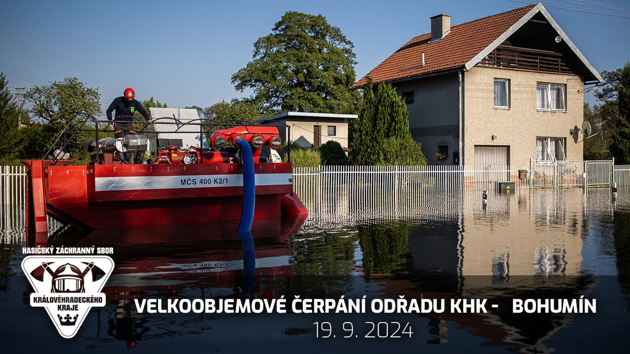 19. 9. 2024 - Odřad  velkoobjemové čerpání Bohumín