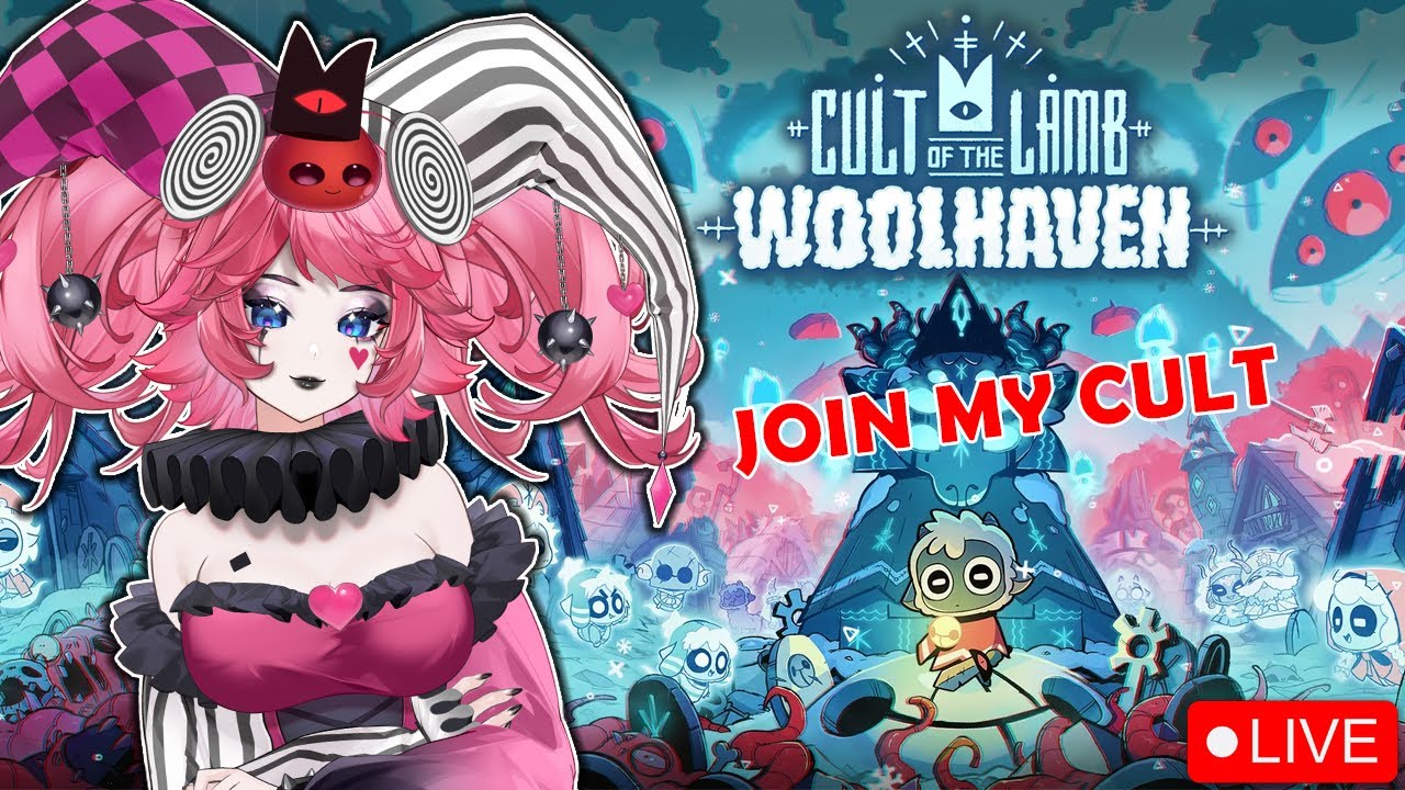 🔴CULT OF THE LAMB WOOLHAVEN DLC IS HERE! Day 2 | Cult of the Lamb