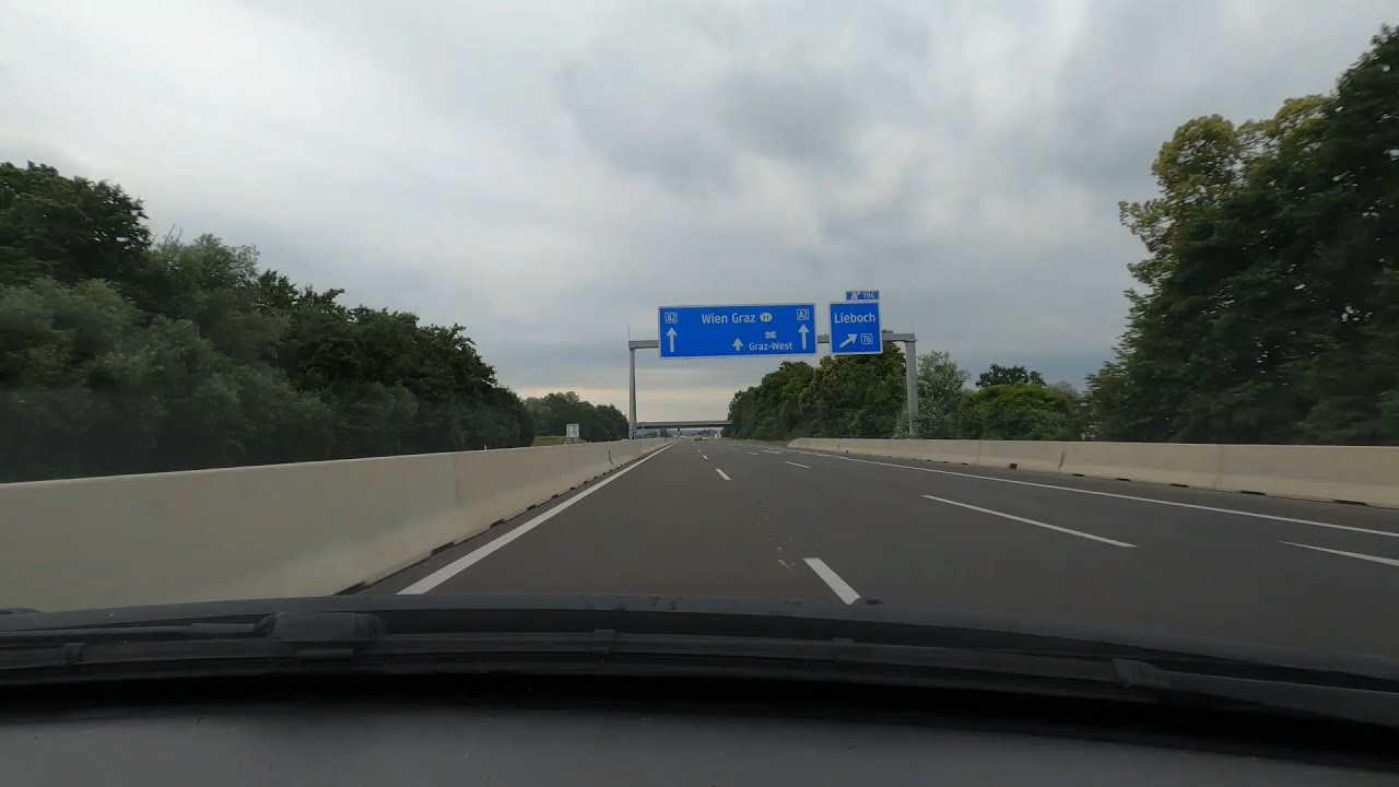 Timelapse Villach - Klagenfurt am Worthersee - Graz - Wien - Bratislava - Nitra
