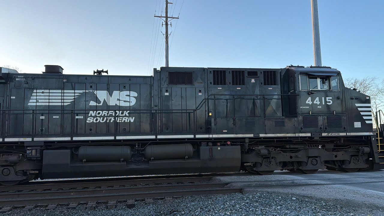 01/19/26 NS Intermodal Train Entering Watkins Yard in Columbus, OH