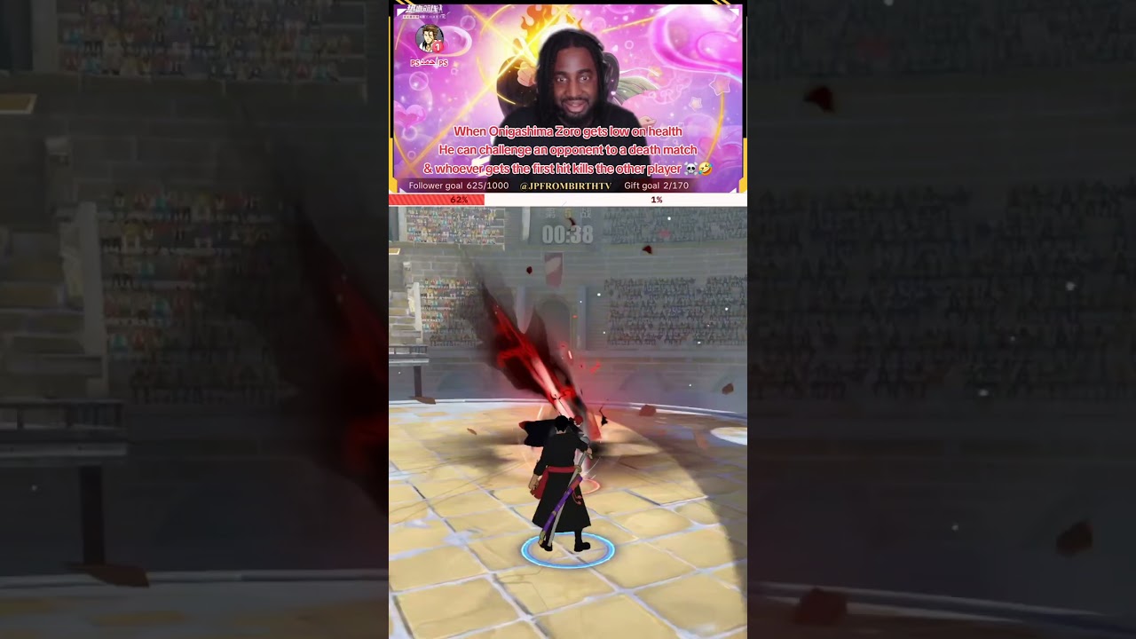 Onigashima Zoro 1 hit KO! One Piece Fighting Path PVP