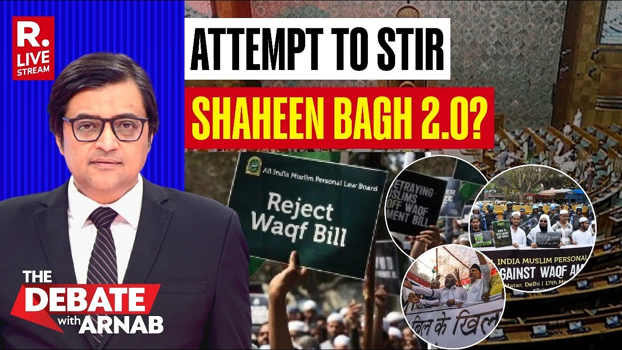 Waqf Bill Debate with Arnab: Can Street Veto be Allowed To Overrule Parliament?