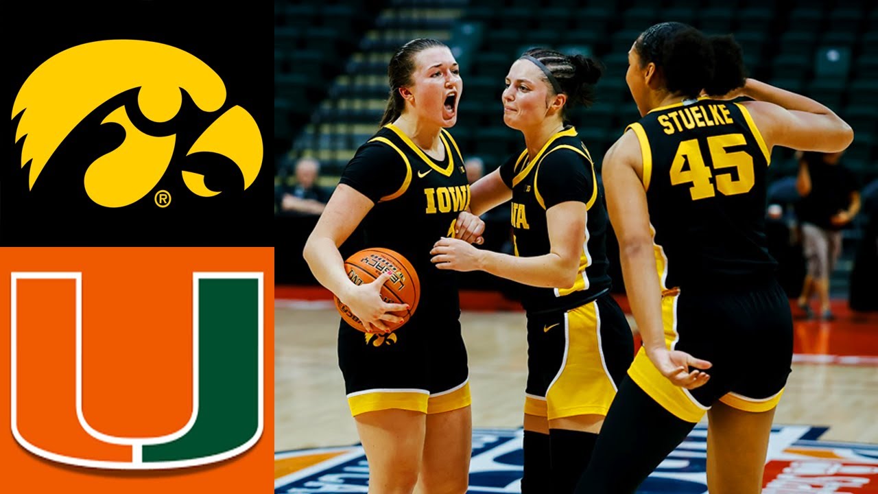 Iowa vs Miami Full Game Women's College Basketball 2025