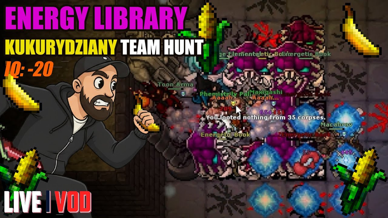 Dlaczego ten banan jest brązowy? | Energy Library Custom Team Hunt