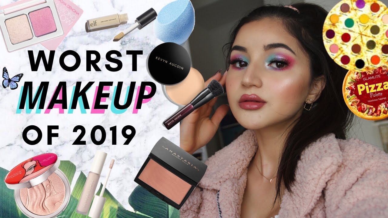 WORST MAKEUP OF 2019 ✰ products i kinda hated this year + why