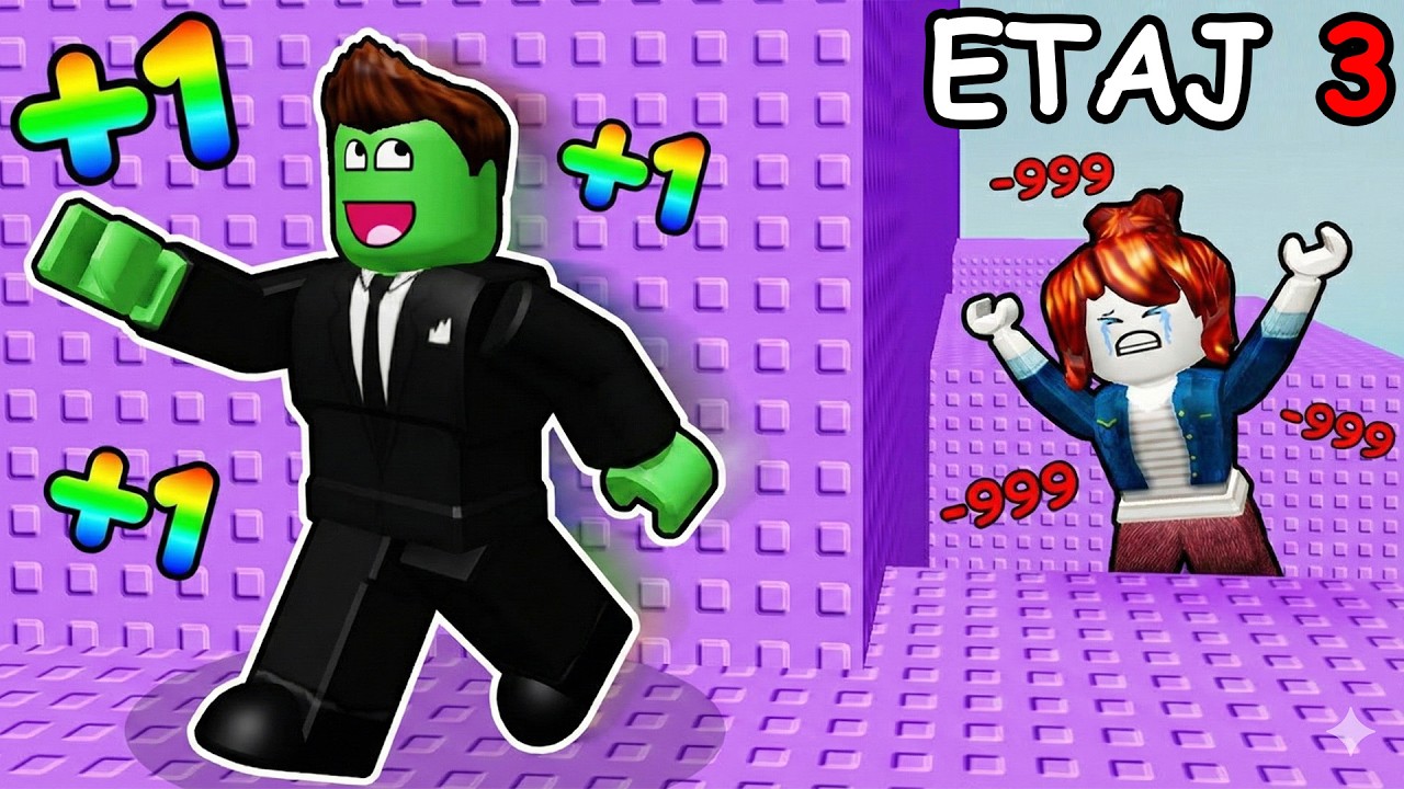 +1 VITEZA la Fiecare PAS ca bat Roblox Tower-ul...