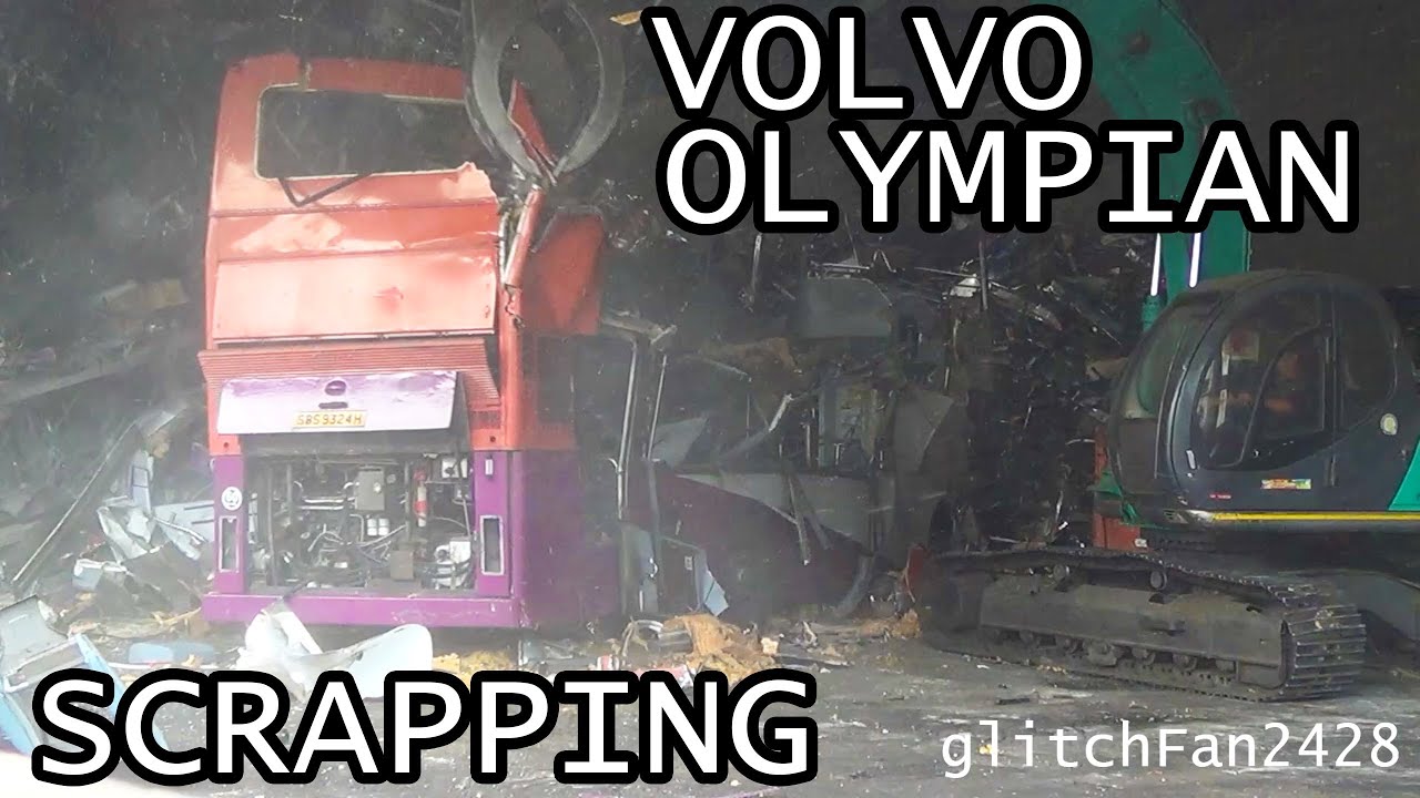 Scrapping a SBS Transit Double Decker - Volvo Olympian Walter Alexander Royale