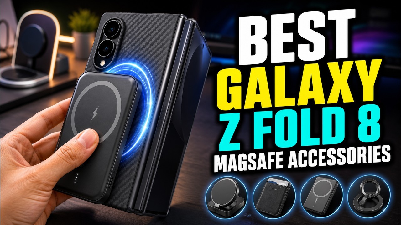 Top 6 Best Galaxy Z Fold 8 MagSafe Accessories!