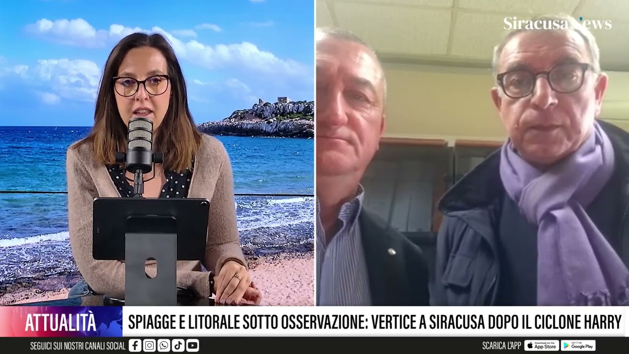Spiagge e litorale sotto osservazione: vertice a Siracusa dopo il ciclone Harry