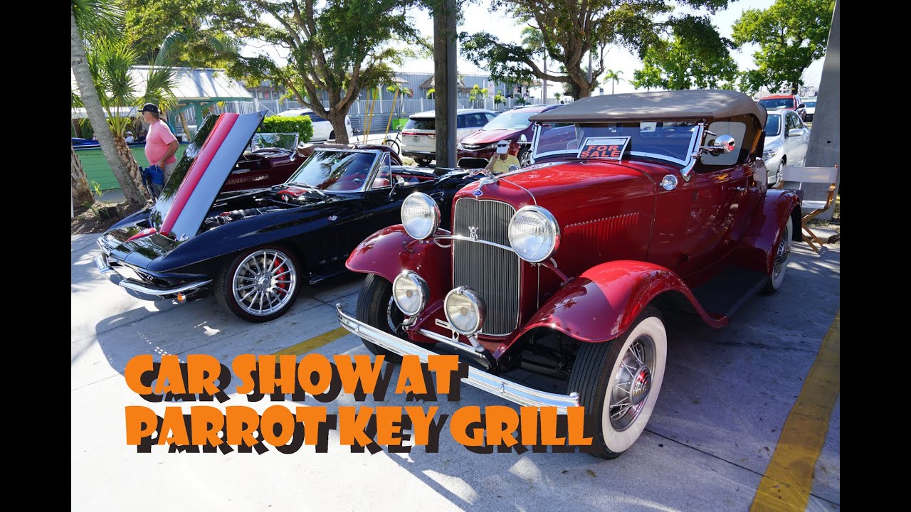 CAR SHOW AT PARROT KEY GRILL FORT MYERS BEACH 1/5/2026