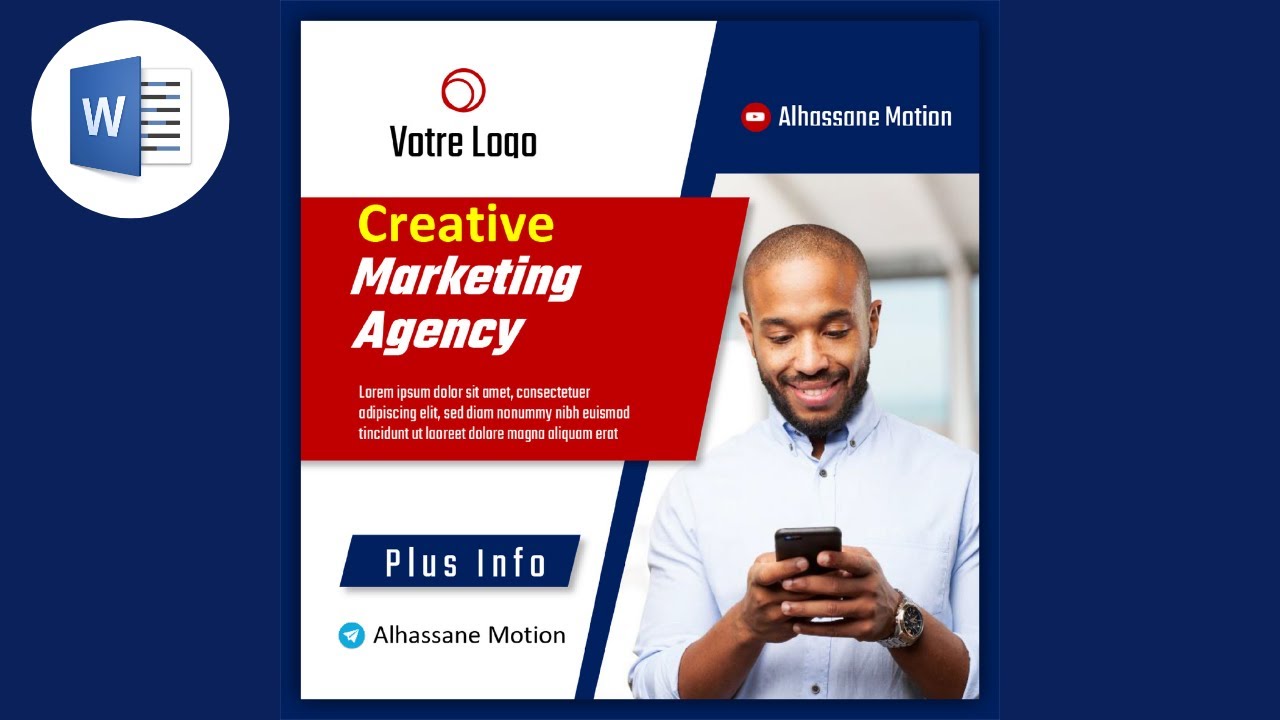 Créer un flyer publicitaire professionnel sur WORD