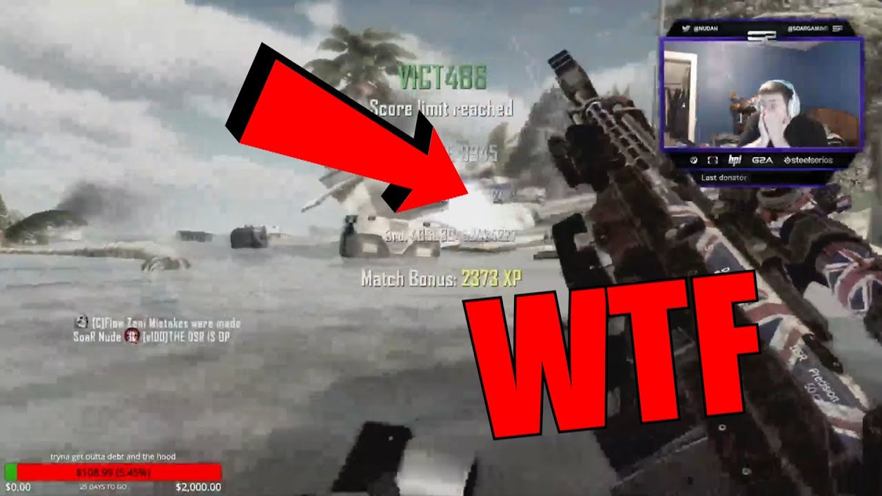FOUR INSANE TRICKSHOTS on LIVESTREAM!? (BO2/MW2 Trickshotting)
