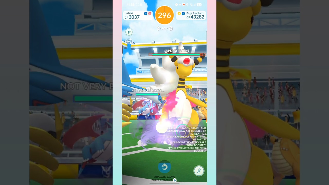 Mega Ampharos ⚡️ in Raids 
