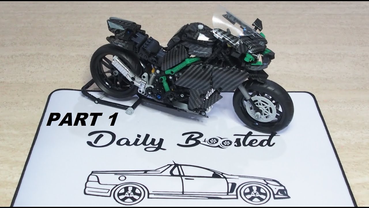 Technic Kawasaki H2R Motorbike (only $30) LIVE Build Part 1