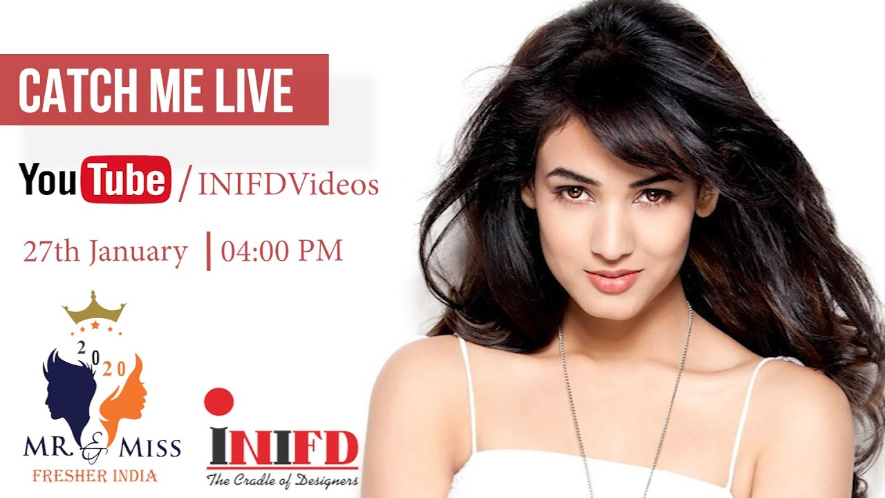 Bollywood Diva Sonal Chauhan Live On INIFD Corporate YouTube Channel